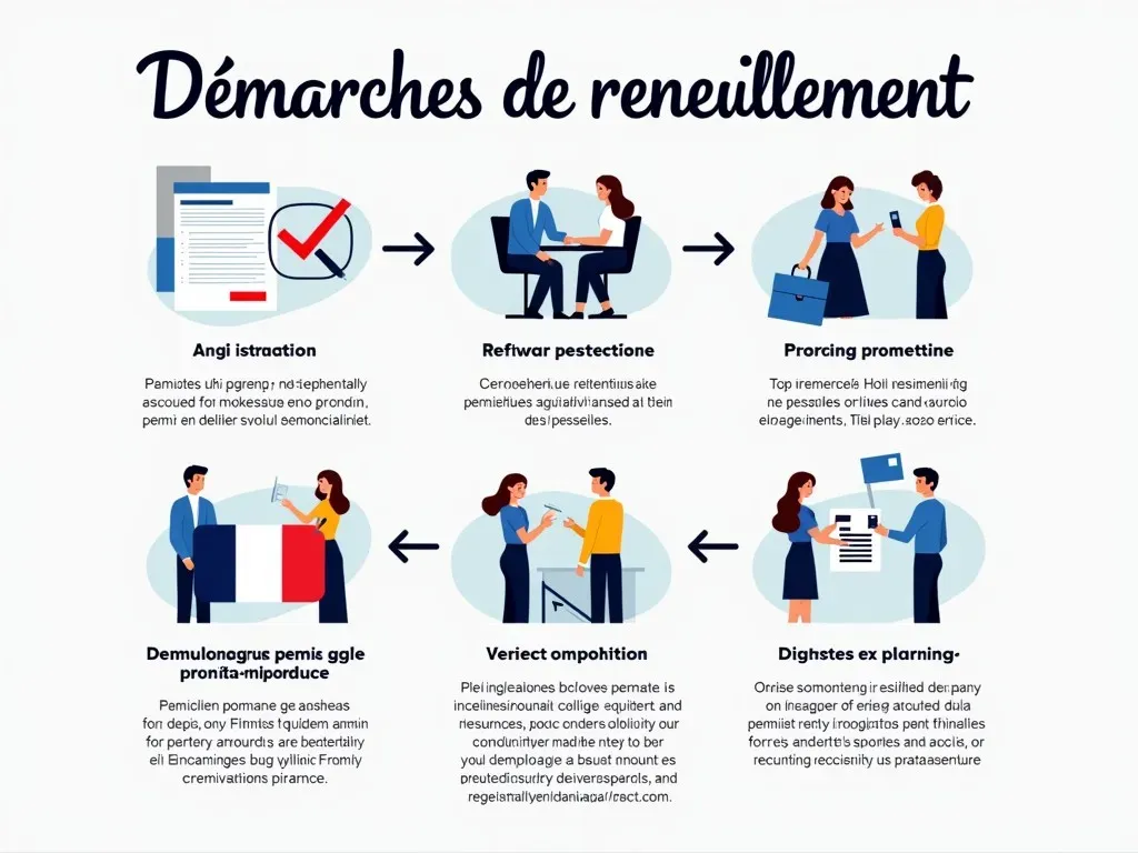 Démarches de renouvellement