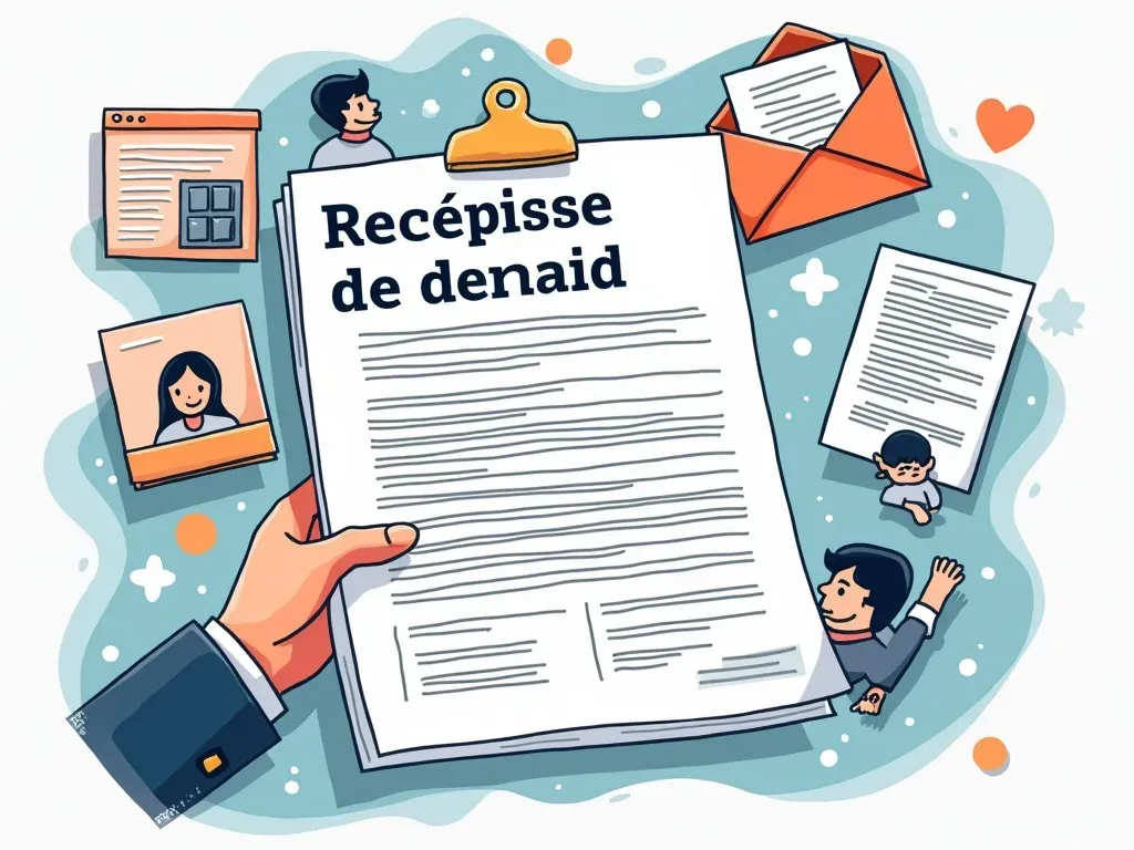 Récépissé de demande