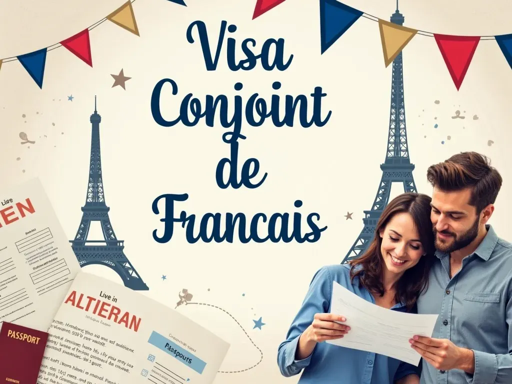 Visa conjoint de français, documents requis